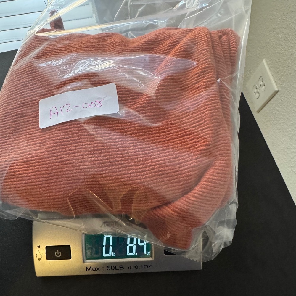 Madewell Texture Thread Rust‎ Orange Long Sleeve Tie Front V Neck Sweater XS - Picture 8 of 8